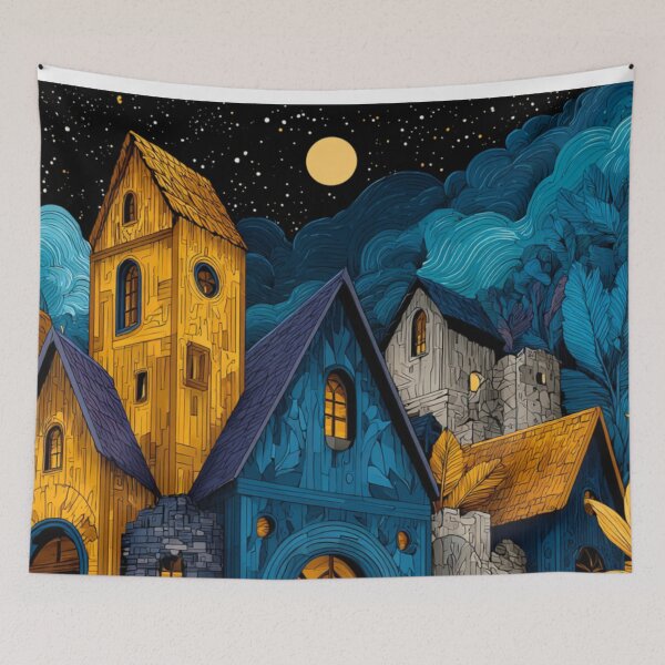 Item preview, Whimsical Fantasy Dreamscape of Vibrant Magic designed and sold by Whispers of Light✨.