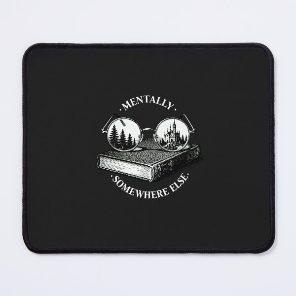 Item preview, Mentally Somewhere Else Glasses | Booktok Dark Academia Reader designed and sold by VENOHA.