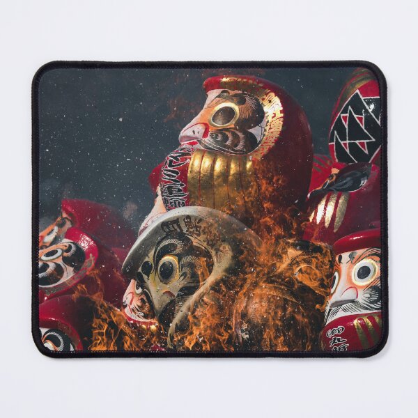 Item preview, Daruma Burning in 2026 - Japanese Festival (Vertical) designed and sold by Jordan McChesney.