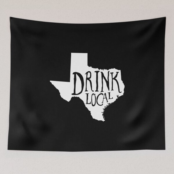 Item preview, Drink Local Texas State Outline Craft Beer designed and sold by graf1k.