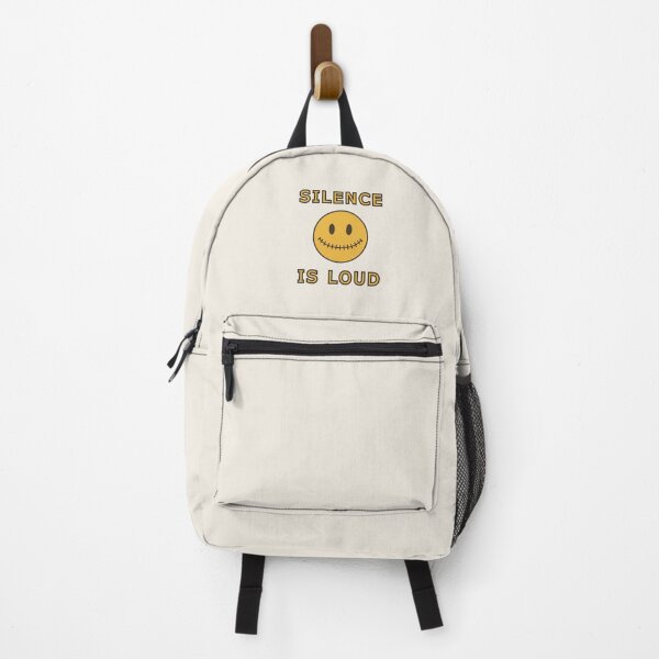 Item preview, Silence Is Loud Vintage Smiley Face designed and sold by Designs-By-Iron.