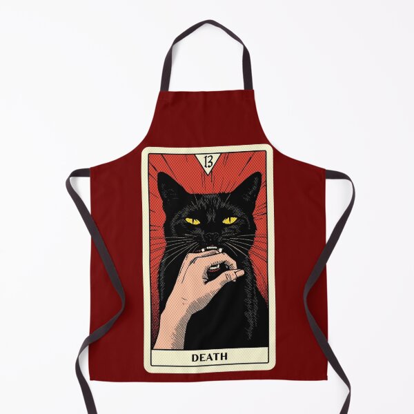 Item preview, Death Cat Tarot Card designed and sold by codeEapparel.