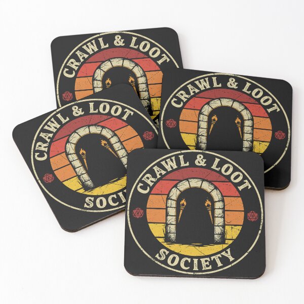Item preview, Crawl And Loot Society Retro D20 designed and sold by AdyKurniawan.