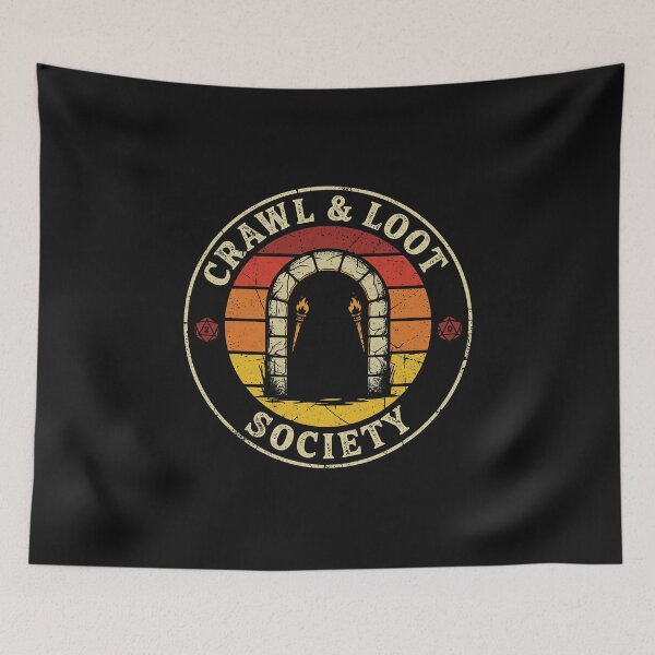 Item preview, Crawl And Loot Society Retro D20 designed and sold by AdyKurniawan.
