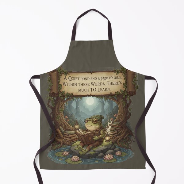 Item preview, Reading Frog Enchanted Pond Storybook Art. designed and sold by AnimalAirtistry.