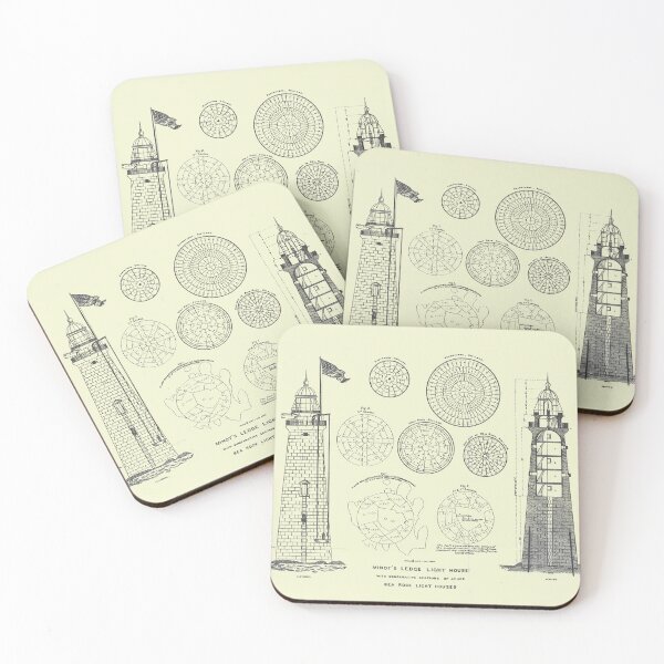 Item preview, Lighthouse Architectural Drawings designed and sold by Hakuna Ricotta.