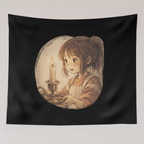 Item preview, CHIHIRO OGINO WITH ANTIQUE CANDELABRA designed and sold by LIS AND MELIVERSO.