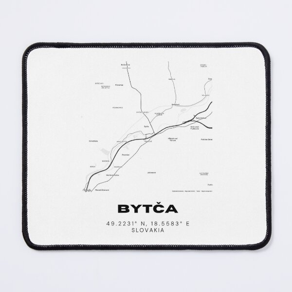 Item preview, Bytča Slovakia Minimal Map | Modern City Street Design designed and sold by RM-Journey.