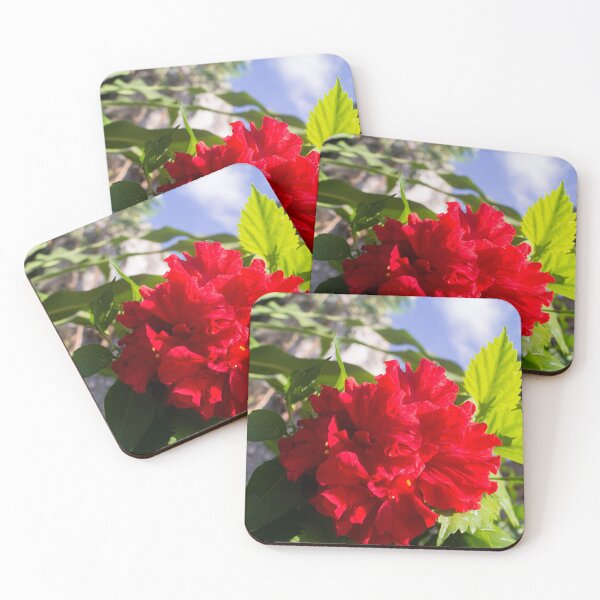 Item preview, double red hibiscus designed and sold by ROSE ANN BANILAR.