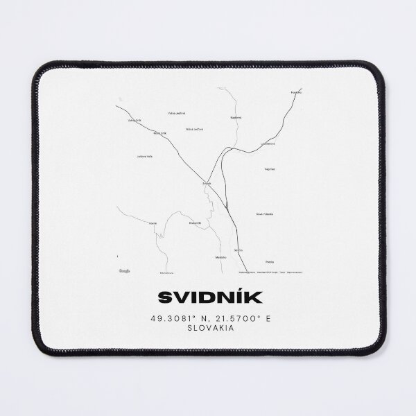 Item preview, Svidník Slovakia Minimal Map Art | Modern Street Layout Print designed and sold by RM-Journey.