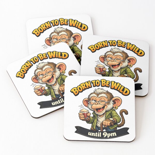 Item preview, Born to Be Wild Monkey Man designed and sold by Eclectic Monkey.