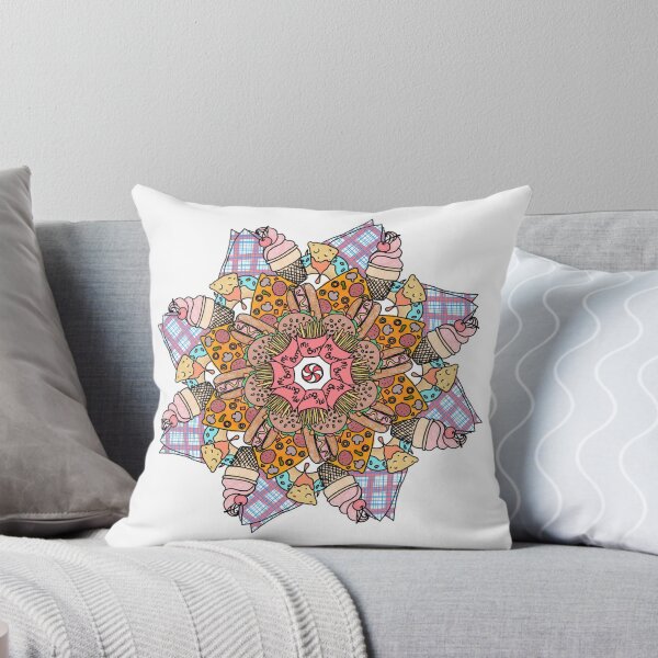Item preview, junk food mandala designed and sold by mushabear.