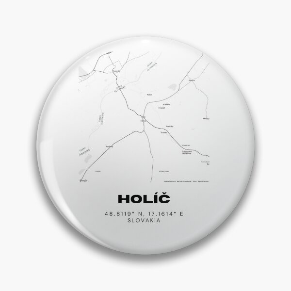 Item preview, Holíč Slovakia Minimalist City Map | Modern Street Layout Print designed and sold by RM-Journey.