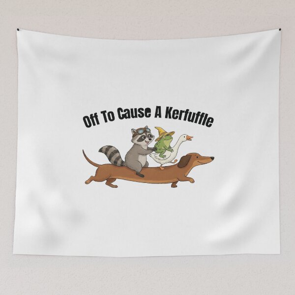 Item preview, Off To Cause A Kerfuffle Animals designed and sold by AdyKurniawan.