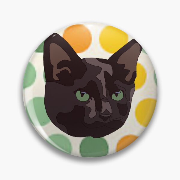 Item preview, Spot pattern black cat designed and sold by LeahcarsArt.