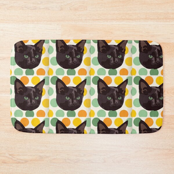 Item preview, Spot pattern black cat designed and sold by LeahcarsArt.