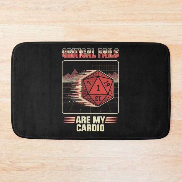 Item preview, Critical Fails Synthwave D20 designed and sold by AdyKurniawan.