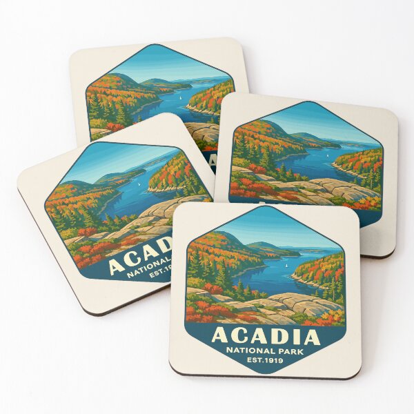 Artikelvorschau, Acadia National Park Aufkleber entworfen und verkauft von Gideon Emmerich.