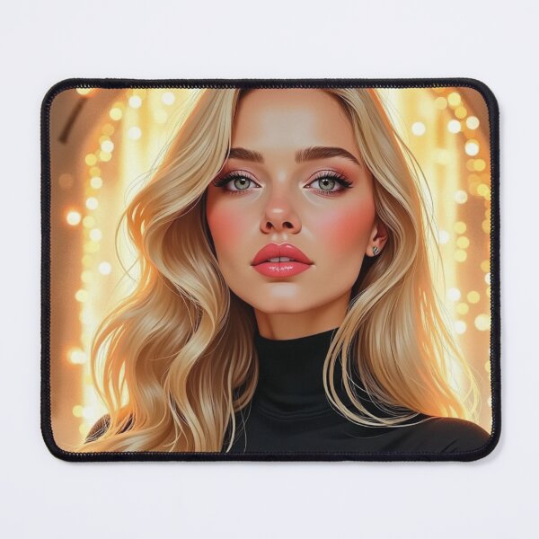 Item preview, Halo of Light – Golden Blonde Glamour Portrait Art designed and sold by Dream Bloom Gallery.