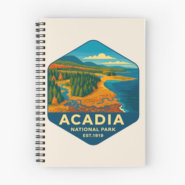 Item preview, Acadia National Park Maine US Retro Design designed and sold by Gideon Emmerich.