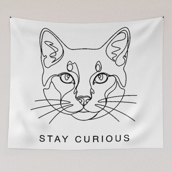 Item preview, Stay Curious designed and sold by FlamaC.