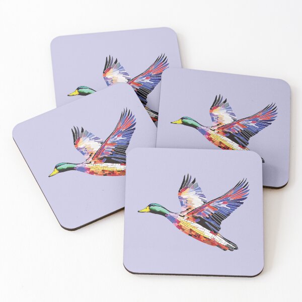 Item preview, mosaic duck in flight designed and sold by designmari.