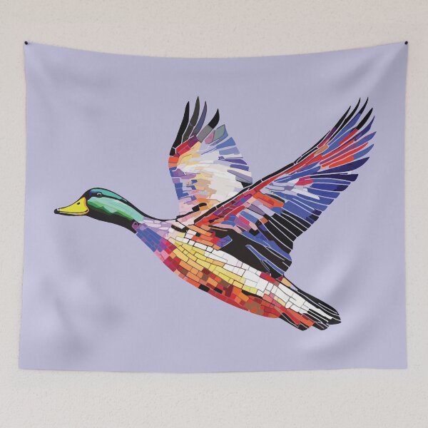 Item preview, mosaic duck in flight designed and sold by designmari.