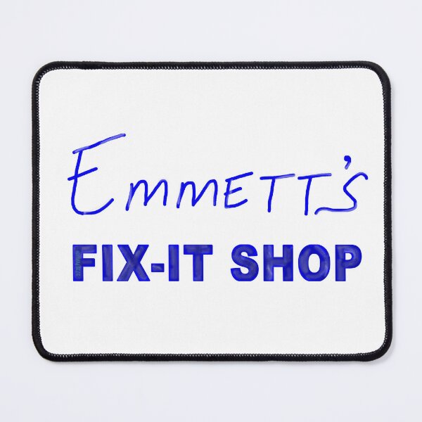 Item preview, Emmett's Fix-it Shop designed and sold by Normbot2000.