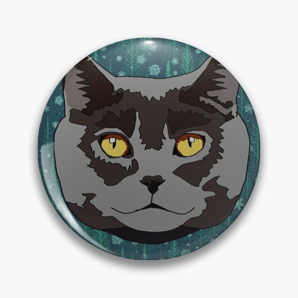 Item preview, Copy of Tree and Snowflake pattern grey cat designed and sold by LeahcarsArt.