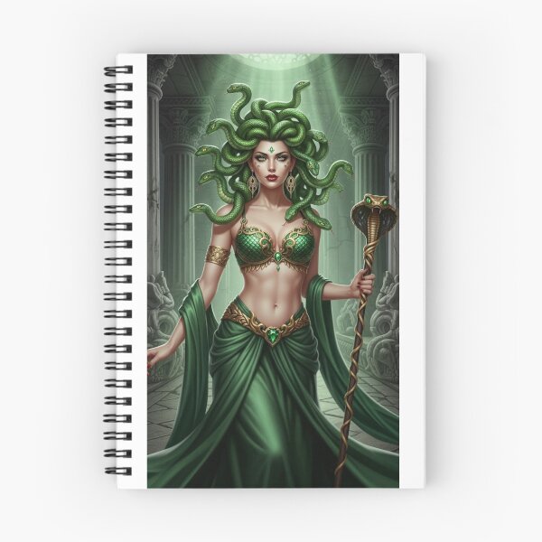 Item preview, Medusa with Snake Staff AI Generated Image designed and sold by Prestons Corner.