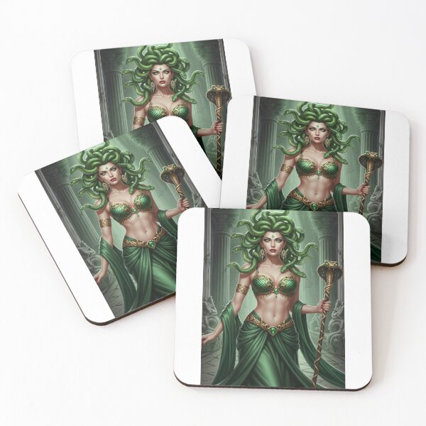 Item preview, Medusa with Snake Staff AI Generated Image designed and sold by Prestons Corner.