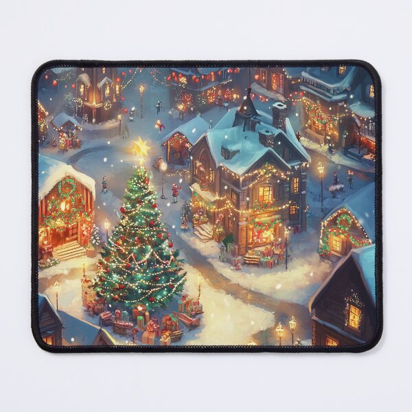 Item preview, Cozy Night in Christmas Town designed and sold by bubblyrainbow.