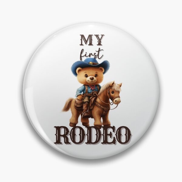 Item preview, My First Rodeo Cute Cowboy Bear, Western Baby Outfit Design, First Birthday Farm Theme Teddy Bear designed and sold by Winarrts.