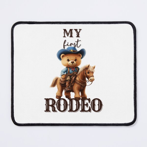 Item preview, My First Rodeo Cute Cowboy Bear, Western Baby Outfit Design, First Birthday Farm Theme Teddy Bear designed and sold by Winarrts.