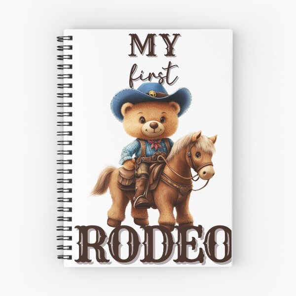 Item preview, My First Rodeo Cute Cowboy Bear, Western Baby Outfit Design, First Birthday Farm Theme Teddy Bear designed and sold by Winarrts.