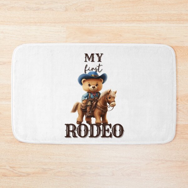 Item preview, My First Rodeo Cute Cowboy Bear, Western Baby Outfit Design, First Birthday Farm Theme Teddy Bear designed and sold by Winarrts.