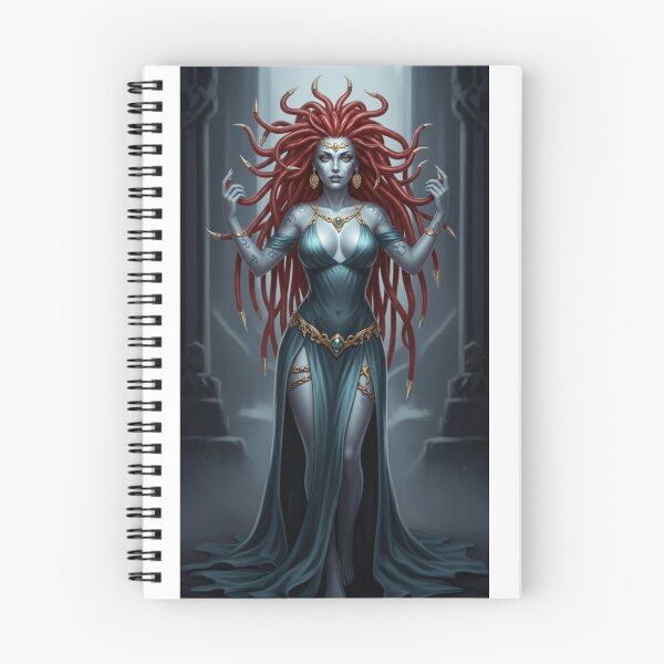 Item preview, Red Tentacle Hair Woman AI Generated Image designed and sold by Prestons Corner.