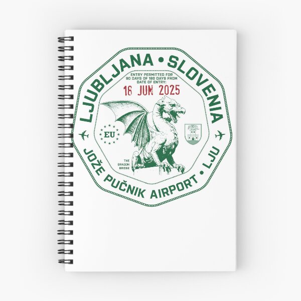 Item preview, Passport Stamp - Ljubljana, Slovenia designed and sold by travelwitheric.