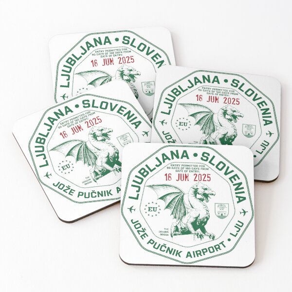 Item preview, Passport Stamp - Ljubljana, Slovenia designed and sold by travelwitheric.