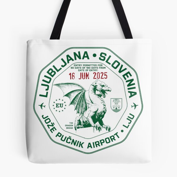 Item preview, Passport Stamp - Ljubljana, Slovenia designed and sold by travelwitheric.