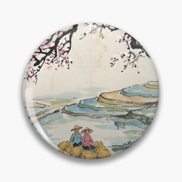 Item preview, Watercolor painting of farmer ride buffallo cart bringing Rice designed and sold by Berlin-D-Prs.