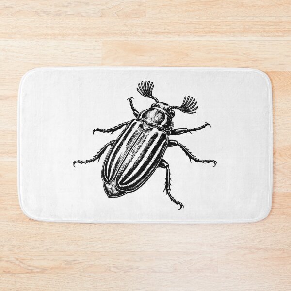 Item preview, Ten-Lined June Beetle Illustration | Vintage Style Insect Art | Entomology Nature Design designed and sold by xndrlab.