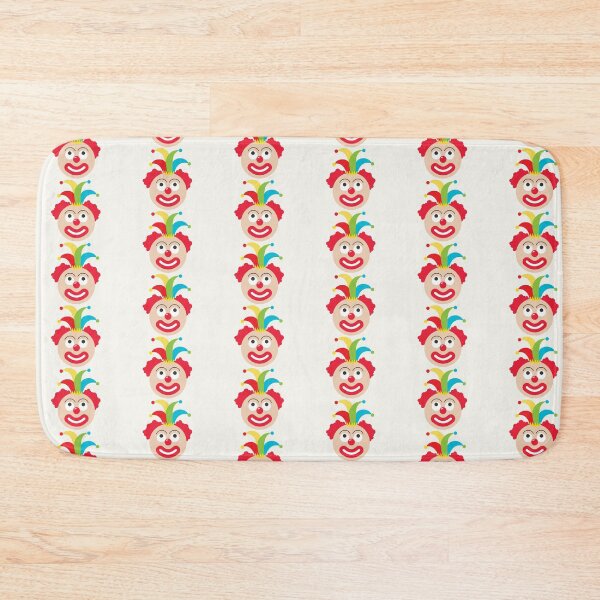 Item preview, Happy Retro Circus Jester Face Colorful Carnival Party designed and sold by risingrocket.