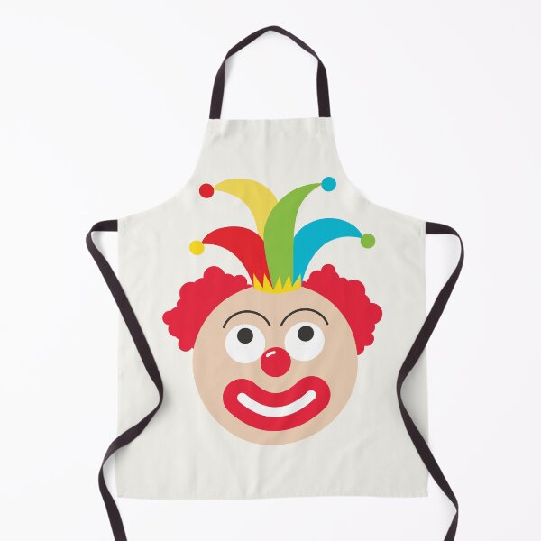 Item preview, Happy Retro Circus Jester Face Colorful Carnival Party designed and sold by risingrocket.