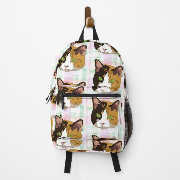 Item preview, Copy of Copy of Plaid pattern calico cat designed and sold by LeahcarsArt.