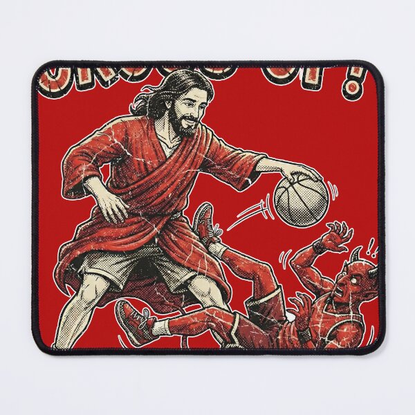 Item preview, Jesus Cross Up Devil Basketball designed and sold by AdyKurniawan.