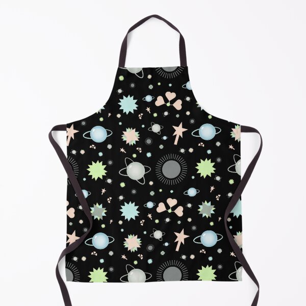 Item preview, Solar System Galaxy Planets Space Repeat Seamless Pattern designed and sold by AlienTechs.