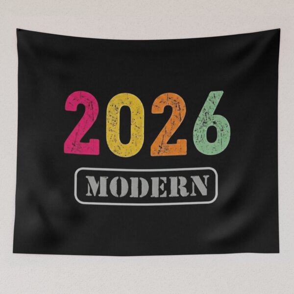 Item preview, Modern Typography – Bold Colorful Stencil 2026 Design designed and sold by Williams Anderson.