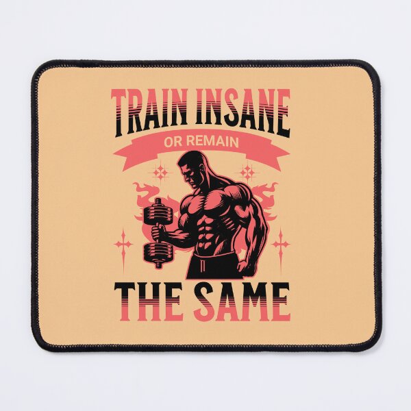 Item preview, Train Insane or Remain the Same - Hardcore Bodybuilding Graphic designed and sold by Abaseen.