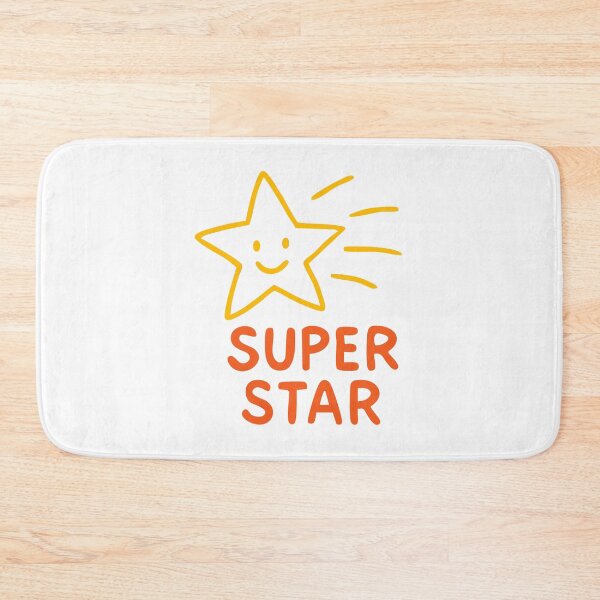 Item preview, Cute Super Star Line Art | Kawaii Star Illustration with Positive Quote designed and sold by JOOKDesign.